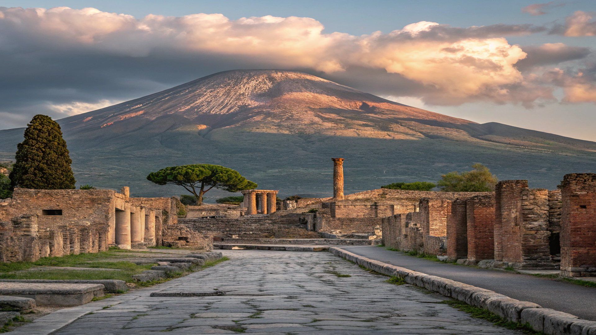 Neapel oder Sorrent: Ganztagestour nach Pompeji und zum Vesuv