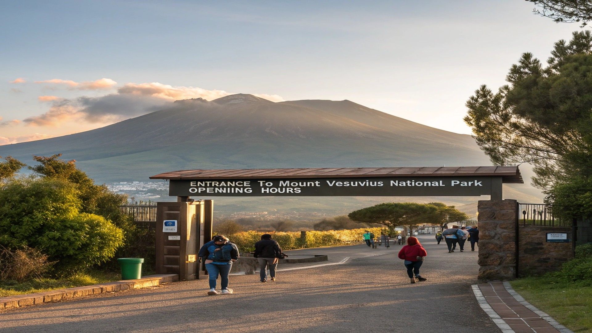 Vesuv Öffnungszeiten - Nationalpark Eingang