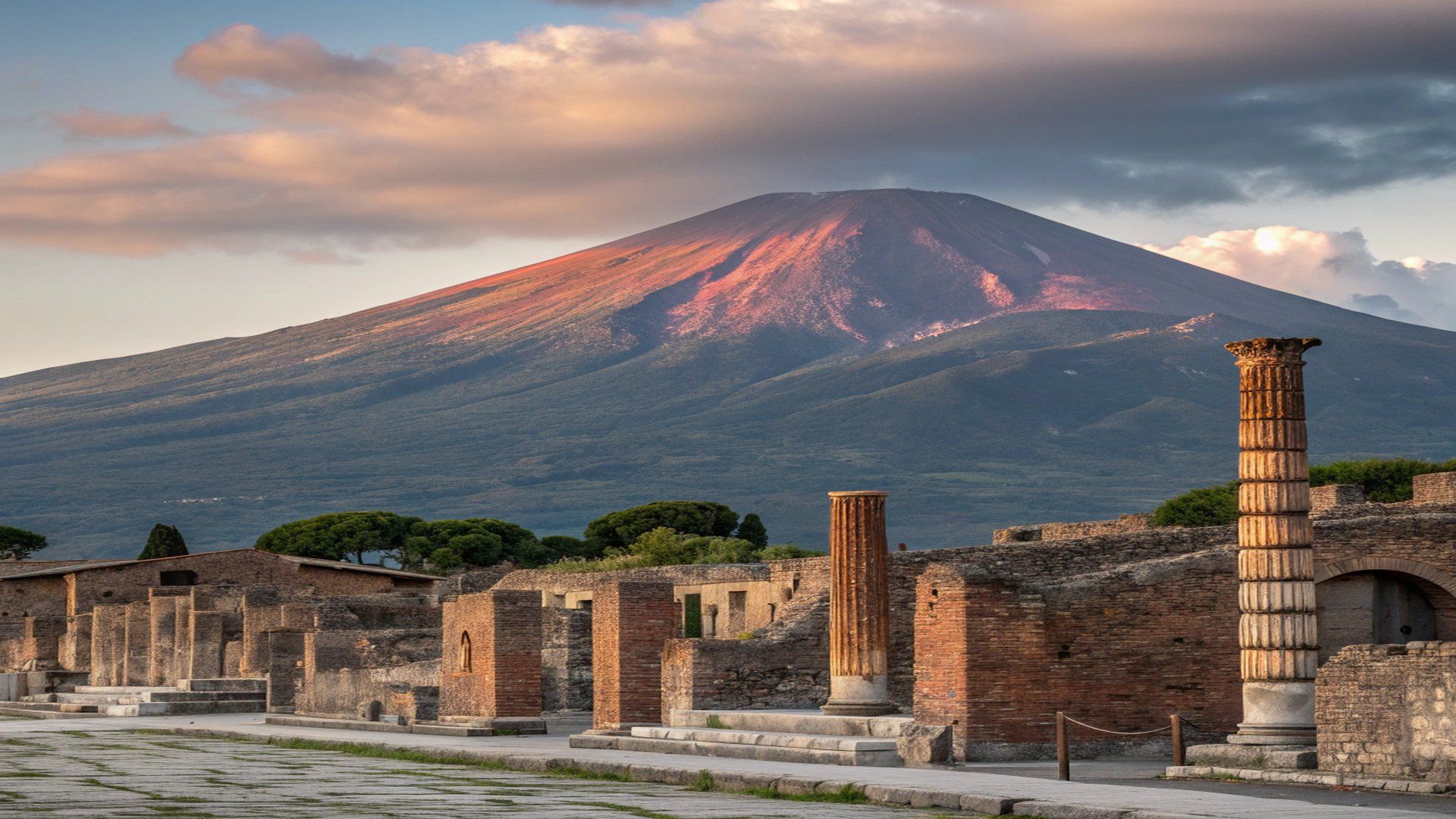 Neapel: Pompeji und Vesuv Kleingruppentour mit Mittagessen